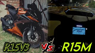 R15 V3 vs R15M | Crazy Night Street Race | Close Calls gone Wrong ❌