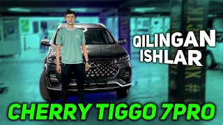 Chery Tiggo 7 pro avtomobiliga qilingan ishlar ⁉️