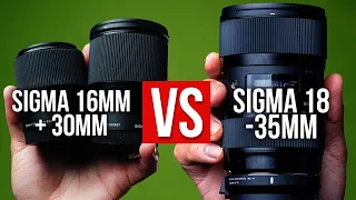 Sigma 16 + 30mm F/1.4 vs Sigma 18-35mm F/1.8 | Lens Comparison