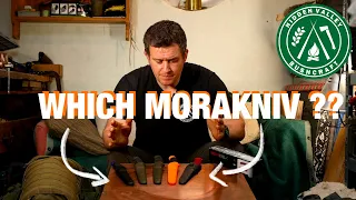 [4K] Which MORAKNIV to use? PLUS - demo camp stirrer with all the knives.