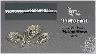 Filigree jewelry - part 1 - making filigree wire