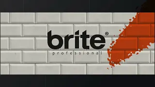 Краска по плитке BRITE PROFESSIONAL для стен в кухне и ванной комнате