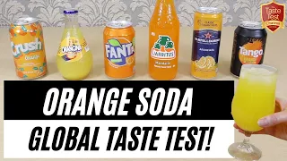 ORANGE SODA TASTE TEST & FUN FACTS! | Is this the BEST Fizzy Orange Drink in the World?