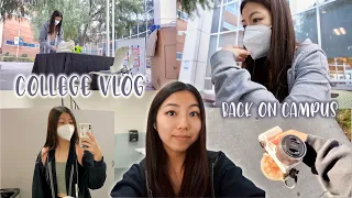 college vlog | first week of in person classes, president duties, club rush ✨
