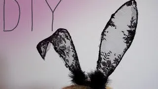 DIY Lace Bunny Ears