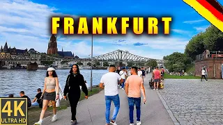 Frankfurt In September 2023 | Frankfurt In Summer | 4K Walking Tour