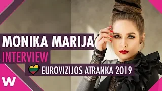 Monika Marija "Criminal" Interview @ Eurovizijos Atranka 2019 (Lithuania) | wiwibloggs