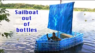 HOW TO MAKE - Sailboat out of bottles