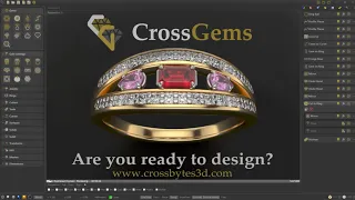 CrossGems The Ultimate 3D Jewelry Design Software: Launch video