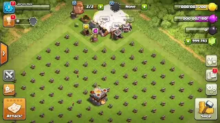 1 Max Wizard + Healers Vs Full Cannon Base Attack On   COC PRIVATE SERVER