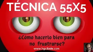 TÉCNICA 55x5 de MANIFESTACIÓN | Ley de Atracción | ¿Cómo evitar FRUSTRARTE?