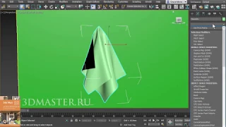 Урок 3ds Max: Модификатор Cloth