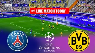 Paris Saint-Germain vs Borussia Dortmund • Champions League 23/24 | Live Video game simulation