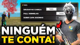 A SENSI E FUNÇÃO SECRETA QUE NUNCA TE CONTARAM PRA ATIVAR E TER A MELHOR SENSIBILIDADE DO FREE FIRE