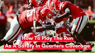 Strong Safety Tips: Playing The Run In Quarters Coverage