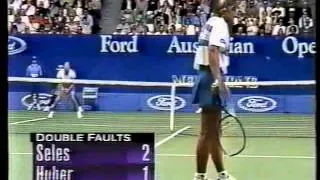 Australian open 1996 Finale - Seles vs Huber part 1