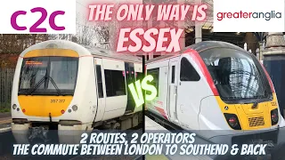 Greater Anglia vs C2C, London to Southend and back - which commute is better?