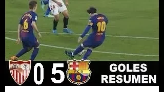 Sevilla vs Barcelona 0-5 | All Goals & Hihglights | Copa del Rey |21/04/2018