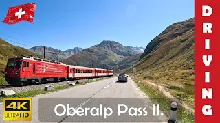 Driving in Switzerland 21: Oberalp Pass II. (Andermatt - Sedrun) 4K 60fps