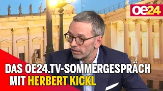 Das oe24.TV-Sommergespräch mit Herbert Kickl