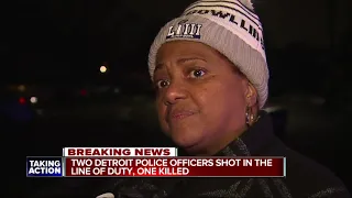 2 Detroit police officers shot in the line of duty, 1 killed