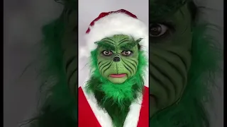 GRINCH ♥️ #makeup #acting #grinch