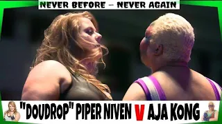 WWE RAW DOUDROP vs LEGEND AJA KONG EVE Women's Wrestling