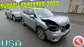 Subaru Forester 2020 Небольшое ДТП