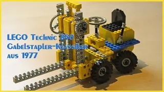 LEGO Technic 850 Gabelstapler speed build | Hochstapler aus 1977 ;)