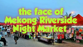 Mekong RiverSide Night Market Vientiane Laos