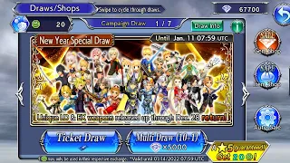 DFFOO GL - New Year Campaign Draw 2 (I want Seifer LD!)