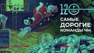 ТОП ⚽САМЫХ ДОРОГИХ КОМАНД ЧЕМПИОНАТА МИРА⚽