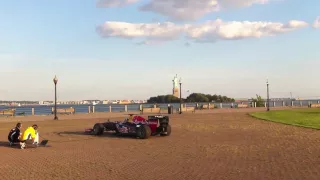 Red Bull Racing F1 Car Plays The Star-Spangled Banner
