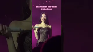 pov: madison beer starts singing to you