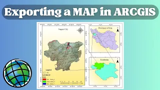 Create study area map in ArcGIS - Map Layout in ArcMap