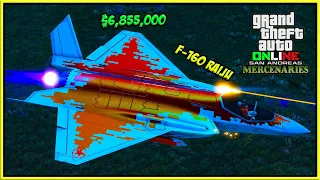 NUOVO AEREO DA CACCIA F-160 RAIJU SU GTA 5 ONLINE - (DLC Mercenari Di San Andreas GTA 5 ITA)