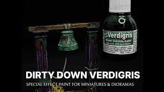 Dirty Down Verdigris time lapse - Special water-based paint for a highly realistic result #dirtydown