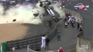 Le Mans crash 2011 - Allan McNish