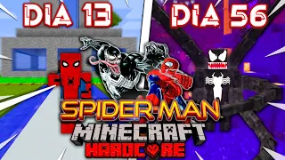 🕸️SOBREVIVÍ 100 Días SIENDO SPIDER-MAN vs VENOM! en Minecraft Hardcore (1/2) #100dias #SuperHéroes