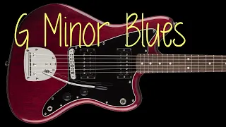 G Minor Blues Guitar Backing Track