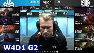 Cloud 9 vs TSM | Week 4 Day 1 S10 LCS Spring 2020 | C9 vs TSM W4D1