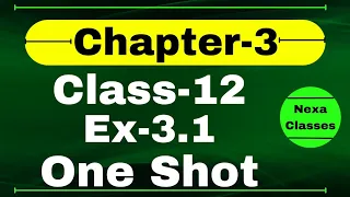 One Shot Ex 3.1 Class12 | Matrices | Class 12 One Shot Ex 3.1 Math | Ex 3.1 Class 12 Math in OneShot