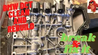 BMW 7 SPEED DCT REBUILD NO FIRST OR REVERSE CLEAN AND REBUILD PART 3/5