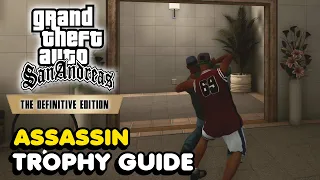 GTA San Andreas Remastered - "Assassin" Trophy Guide (How To Stealth Kill All Of Madd Dogg's Guards)