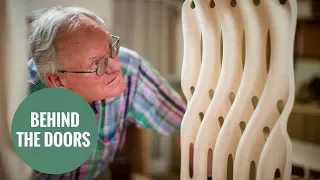 Britain's greatest furniture maker at work at his world-famous workshop