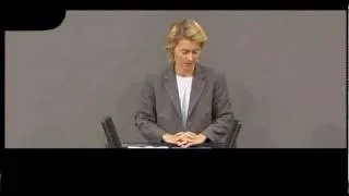 Ursula von der Leyen (CDU) - 29.09.2010 Bundestag "Aktuelle Stunde Hartz IV"