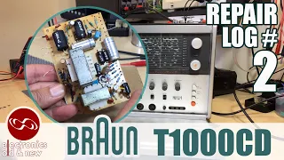 Braun T1000CD repair - part 2. Re-building the audio and supply board.