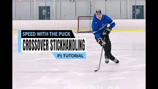 On-Ice Speed with the Puck Crossover Stickhandling