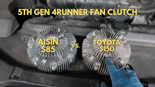 5th Gen 4Runner Randomly Overheats -- Fan Clutch Replacement