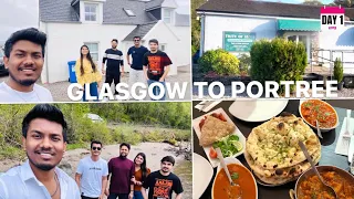 Glasgow to Portree Road Journey & Booked House Tour in Breakish  (Isle of Sky) || DAY 1